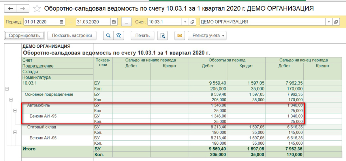 Как ввести остатки в виртуальный склад в 1с